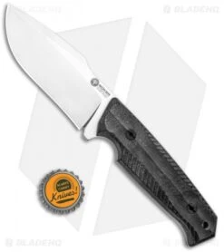 Boker Arbolito Bison Fixed Blade Knife Black G-10 (4.1" Satin) 02BA402 -Boker Sales Store Boker Arbolito Bison Black G 10 Satin 02BA402 BHQ 118372 jr bottlecap