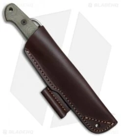 Boker Arbolito Bushcraft Micarta Fixed Blade Knife Green Micarta (4" Satin) -Boker Sales Store Boker Arbolito Bushcraft Micarta BHQ 80840 er sheath