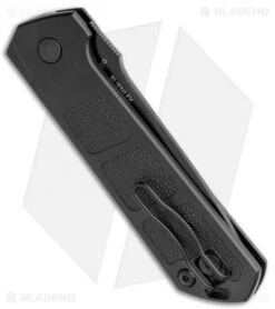 Boker Burnley Kihon Drop Point Automatic Knife (3.25" Black) 6 Boker Burnley Kihon Drop Point Automatic Knife (3.25" Black) -Boker Sales Store Boker Burnley Kihon DP Auto Black BHQ 101390 jr side