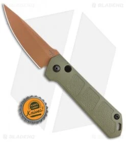 Boker Burnley Kihon Desert Warrior Drop Point Automatic Knife (3.3" Copper D2) -Boker Sales Store Boker Burnley Kihon Desert Warrior DP Auto Copper D2 01BO955NSOI BHQ 101391 jr bottlecap