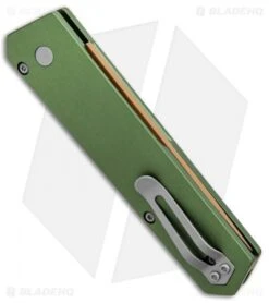 Boker Burnley Kwaiken Compact Automatic Knife OD Green (3" Copper) Pro-Tech -Boker Sales Store Boker Burnley Kwaiken Compact Auto Desert Warrior OD Green Copper BHQ 94102 jr side