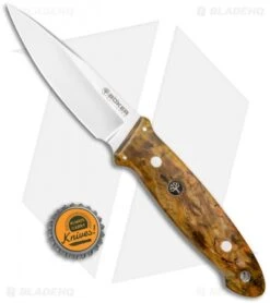 Boker Cub Fixed Blade Knife Curly Birch (3.9" Satin) -Boker Sales Store Boker Cub Fixed Blade Curly Birch Satin 127661 BHQ 120599 jr bottlecap