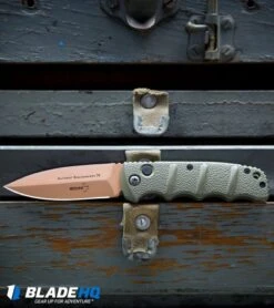 Boker Desert Warrior Kalashnikov Dagger Automatic Knife OD Green (3.3" D2) -Boker Sales Store Boker Desert Warrior Kalashnikov Dagger Automatic Knife OD Green Copper BHQ30436 kp tool box 2 web