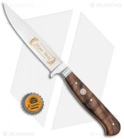 Boker Jager Gold Nicker 11 Fixed Blade Knife Walnut Wood (4.4" Satin) 121534 -Boker Sales Store Boker Jager Gold Nicker 11 Walnut Wood Satin 121534 BHQ 90296 jr bottlecap