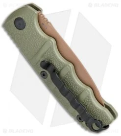 Boker Mini Kalashnikov Desert Warrior Automatic Knife Dagger (2.5" Copper D2) -Boker Sales Store Boker Kalashnikov Automat 74 AUSB OD Green jr side 1