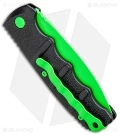 Boker Green Mamba Kalashnikov Dagger Automatic Knife (3.25" Electric Green D2) -Boker Sales Store Boker Kalashnikov Black Widow Green jr side