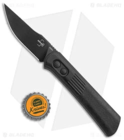 Boker Lundquist Alluvial Automatic Knife Black (3" Black) -Boker Sales Store Boker Lundquist Alluvial Auto Black Aluminum Black BHQ 125068 jr bottlecap