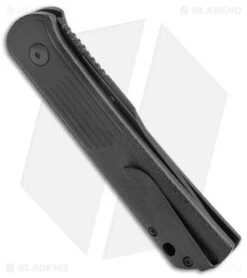 Boker Lundquist Alluvial Automatic Knife Black (3" Black) -Boker Sales Store Boker Lundquist Alluvial Auto Black Aluminum Black BHQ 125068 jr side