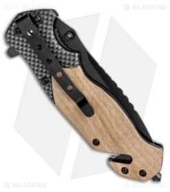 Boker Magnum Blomkvist Liner Lock Knife Wood (3.4" Black) 6 Boker Magnum Blomkvist Liner Lock Knife Wood (3.4" Black) -Boker Sales Store Boker Magnum Blomkvist Liner Lock Knife Wood 3.4in Black 01MB735 BHQ 111675 LS Side
