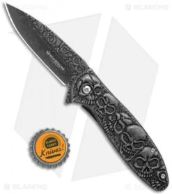 Boker Magnum Dia De Los Muertos Spring Assist Knife (3.3" Smokewash) 01SC519 -Boker Sales Store Boker Magnum Dia De Los Muertos FL Smokoewash 01SC519 BHQ 28261 jr bottlecap