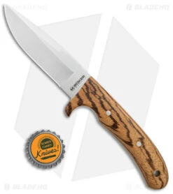 Boker Magnum Elk Hunter Fixed Blade Knife Zebra Wood (4.2" Satin) -Boker Sales Store Boker Magnum Elk Hunter Fixed Blade Zebra Wood Satin BHQ 139185 jr bottlecap