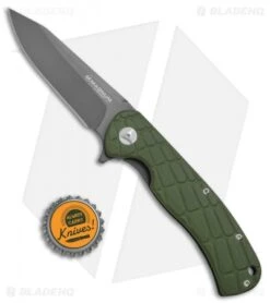 Boker Magnum Foxtrot Sierra Frame Lock Knife Green G-10 (3.3" Gray) 01MB705 -Boker Sales Store Boker Magnum Foxtrot Sierra FL Green G 10 Gray 01MB705 BHQ 71470 jr bottlecap