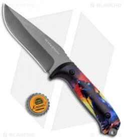 Boker Magnum Frank Frazetta Urban King Fixed Blade Death Dealer (4.6" Gray) -Boker Sales Store Boker Magnum Frank Frzetta Urban King Death Dealer Gray 02YA148 BHQ 90339 jr bottlecap