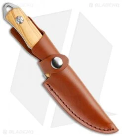 Boker Magnum Hking Companion Fixed Blade Knife Olive Wood (3.75" SW) -Boker Sales Store Boker Magnum Hiking Companion Olive Wood SW 02MB211 BHQ 111958 jr sheath