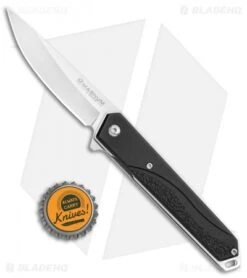 Boker Magnum Japanese Iris Liner Lock Knife Aluminum (3.25" Satin) -Boker Sales Store Boker Magnum Japanese Iris LL Aluminum Satin 01RY322 BHQ 111615 jr bottlecap