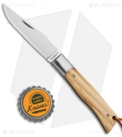 Boker Magnum Parzival Slip Joint Knife Olive Wood (2.75" Satin) 01MB008 -Boker Sales Store Boker Magnum Parzival SJ Olive Wood Satin 01MB008 BHQ 125064 jr bottlecap
