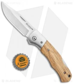 Boker Magnum Rustic Lockback Zebrawood (3.5" Satin) 01SC075 -Boker Sales Store Boker Magnum Rustic LB Zebra Wood Satin 01SC075 BHQ 118410 jr bottlecap