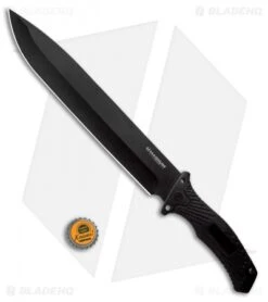 Boker Magnum Trojan Fixed Blade Knife Black (10.13" Black) -Boker Sales Store Boker Magnum Trojan Fixed Blade Knife Black G 10 02RY171 BHQ 94430 ns bottlecap