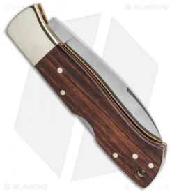 Boker Mamba Spear Point Lockback Knife Desert Ironwood (2.91" Satin) 110822 -Boker Sales Store Boker Mamba Spear Point Lockback Knife Desert Ironwood 2.91in Satin 110822 BHQ 111597 LS Side