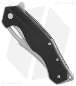 Boker Plus Masada Liner Lock Knife Black G-10 (3.7" Satin) 01BO762 -Boker Sales Store Boker Masada Black G10 Satin BHQ 86572 er spine