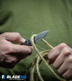 Boker Mini Kalashnikov Automatic Knife Black (2.5" D2 Bead Blast) -Boker Sales Store Boker Mini Kalashnikov Automatic Knife Black Bead Blast 01KALS73 BHQ 10758 kp lifestyle web 2