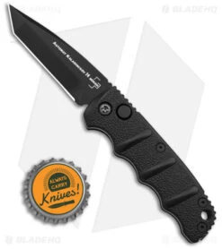 Boker Mini Kalashnikov Tanto Automatic Knife Black (2.5" Black) -Boker Sales Store Boker Mini Kalashnikov Tanto Automatic Knife Black 2in Black BHQ 132752 td size