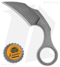 Boker Plus Bad Moon Karambit Fixed Blade Knife (2.4" Gray Stonewash) 02BO078 -Boker Sales Store Boker Plus Bad Moon Karambit FBK 2in Gray SW BHQ 146736 td size