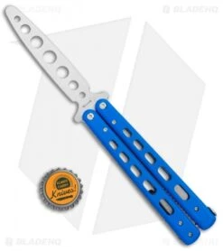Boker Plus Balisong Trainer Butterfly Knife Blue G-10 (4" Satin) 01BO713 -Boker Sales Store Boker Plus Balisong Trainer Blue Holes G 10 Satin 01BO713SOI BHQ 99634 jr bottlecap
