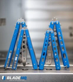 Boker Plus Balisong Trainer Butterfly Knife Blue G-10 (4" Satin) 01BO713 -Boker Sales Store Boker Plus Balisong Trainer Butterfly Knife Blue G 10 Satin 01BO713 BHQ 99634 kp cnc web 3