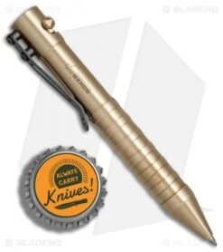 Boker Plus Brass Tactical Pen KID Cal .50 09BO063 -Boker Sales Store Boker Plus Brass Tactical Pen KID Cal 50 BHQ 77354 er bottlecap