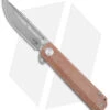 Boker Plus Cataclyst Frame Lock Knife Brown Micarta (3" Damascus)