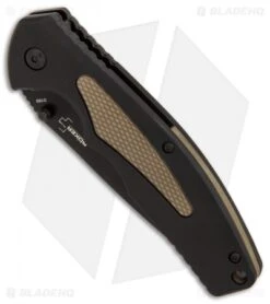 Boker Plus Gemini NGA Spring Assisted Knife Black/Coyote (3.5" Black) 01BO502 -Boker Sales Store Boker Plus Gemini NGA Black Coyote black BHQ 80767 er spine