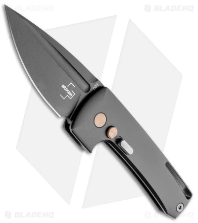Boker Plus Harlock Automatic Knife Black Stainless Steel (2" Black) 01BO392N 1 Boker Plus Harlock Automatic Knife Black Stainless Steel (2" Black) 01BO392N
