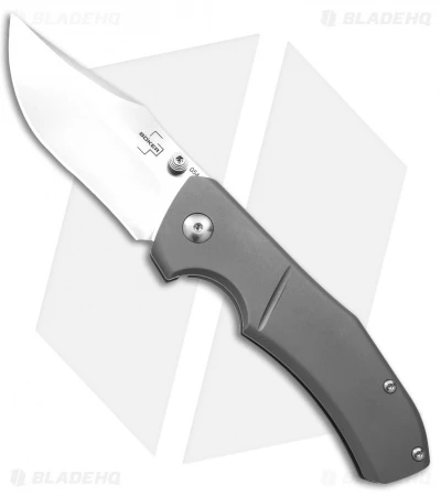 Boker Plus Jive Frame Lock Knife Titanium (3" Satin D2) 1 Boker Plus Jive Frame Lock Knife Titanium (3" Satin D2)