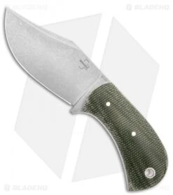 Boker Plus Mad Man Fixed Blade Green Micarta (3.31" D2 Stonewashed)