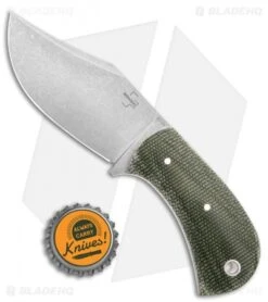 Boker Plus Mad Man Fixed Blade Green Micarta (3.31" D2 Stonewashed) -Boker Sales Store Boker Plus Mad Man BHQ 136262 td size