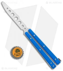 Boker Plus Mini Balisong Trainer Blue G-10 (3.25" Satin) 01BO716SOI -Boker Sales Store Boker Plus Mini Balisong Trainer Blue G 10 Satin 01BO716SOI BHQ 99640 jr bottlecap