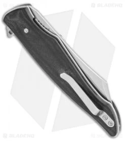 Boker Plus Obscura Liner Lock Flipper Knife Black G-10 (3" Satin) 01BO243 -Boker Sales Store Boker Plus Obscura LL Black G 10 Satin 01BO243 BHQ 111186 jr side