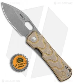 Boker Plus Panchenko Gust Frame Lock Knife Bronze SS (2.75" Stonewash) 01BO082 -Boker Sales Store Boker Plus Panchenko Gust FL Bronze SS SW 01BO082 BHQ 96875 jr bottlecap