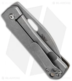 Boker Plus Panchenko Gust Frame Lock Knife Bronze SS (2.75" Stonewash) 01BO082 -Boker Sales Store Boker Plus Panchenko Gust FL Bronze SS SW 01BO082 BHQ 96875 jr side