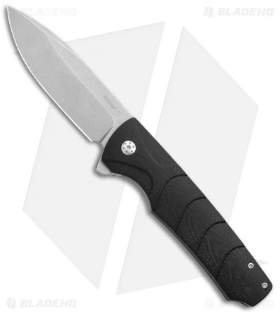 Boker Plus Ridge Flipper Knife Black G-10 (3.5" Stonewash) 01BO262 1 Boker Plus Ridge Flipper Knife Black G-10 (3.5" Stonewash) 01BO262
