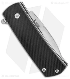 Boker Plus Shamsher Automatic Liner Lock Knife Black G-10 (1.9" Satin) 01BO361 -Boker Sales Store Boker Plus Shamsher Auto LL Black G 10 Satin BHQ 139170 jr side