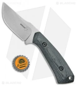 Boker Plus Spark Fixed Blade Knife Micarta (3.125" Stonewash) 02BO010 -Boker Sales Store Boker Plus Spark Micarta SW 02BO010 BHQ 101755 jr bottlecap