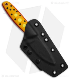 Boker Plus The Brook Yellow Trout Fixed Blade Knife Yellow G-10 (2.8" Satin) -Boker Sales Store Boker Plus The Brook Yellow Trout FB Yellow G10 2in Satin BHQ 142956 td side