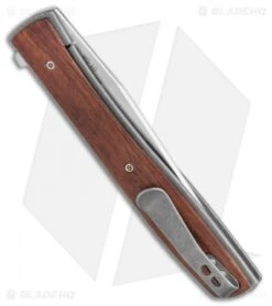 Boker Plus Urban Trapper Frame Lock Knife Desert Ironwood (3.5" Satin) 01BO711 -Boker Sales Store Boker Plus Urban Trapper Frame Lock Knife Desert Ironwood 3.5 Satin 01BO711 BHQ 118388 LS Side