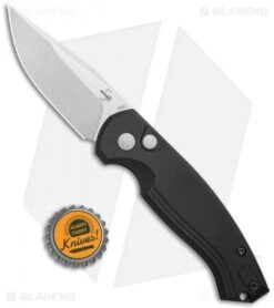 Boker Plus Vox Karakurt Automatic Knife Black Aluminum (3" Stonewash) 01BO363 -Boker Sales Store Boker Plus Vox Karakurt Auto Black Aluminum SW 01BO363 BHQ 120631 jr bottlecap