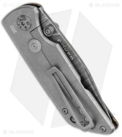 Boker Sherman Damascus Frame Lock Knife Micarta (3" Damascus) 110662DAM -Boker Sales Store Boker Sherman Damascus FL Micarta Damascus 110662DAM BHQ 121102 jr side