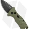 Boker Stubby Strike CA Legal Automatic Knife OD Green (1.9" Smokewash D2)