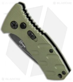 Boker Sales Store -Boker Sales Store Boker Stubby Strike CA Legal Auto OD Green Smokewash 01BO442NSOI BHQ 99648 jr spine