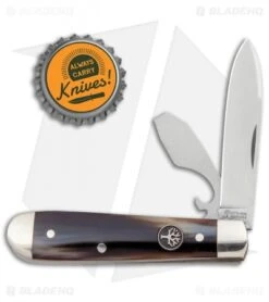 Boker Swell-End Jack Traditional Pocket Knife Synthetic Dark Horn (2.6" Satin) -Boker Sales Store Boker Swell End Jack Traditional Horn Satin 111916 BHQ 120608 jr bottlecap
